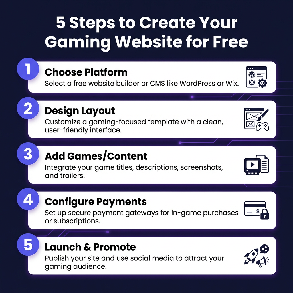 How to Create A Gaming Website For Free — Complete Guide 2026
