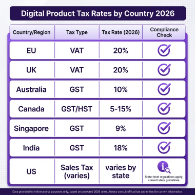 Digital Product Tax Compliance By Country — Complete 2026 Guide