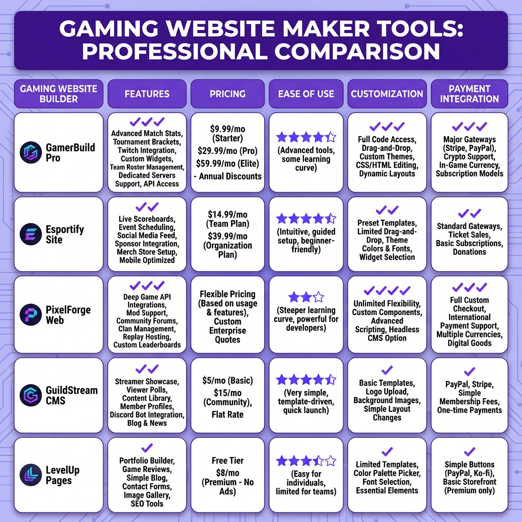 Gaming Website Maker: The Complete Guide for Indie Developers (2026)