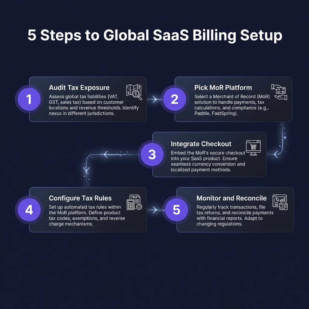 Setting Up Global SaaS Billing with Tax Compliance: A Step-by-Step Guide