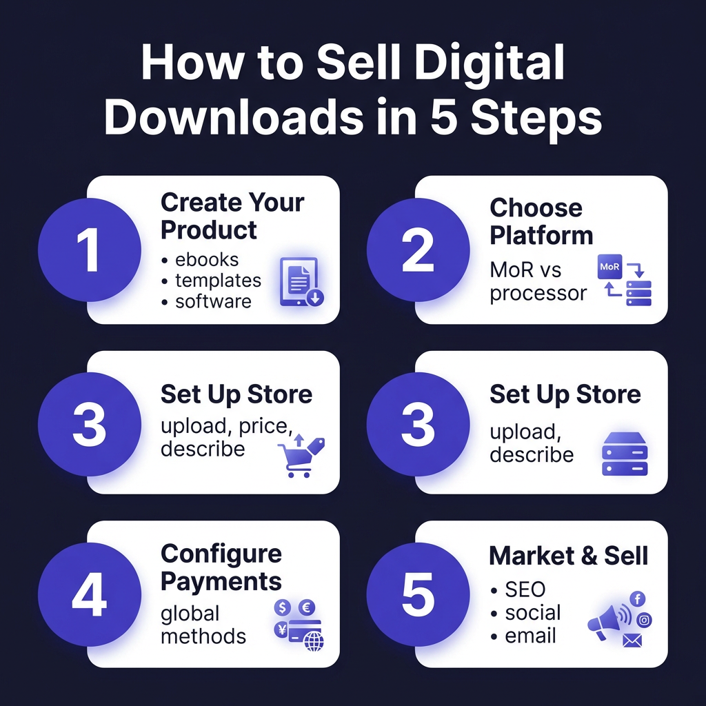 How to Sell Digital Downloads: The Complete Guide for Creators in 2026