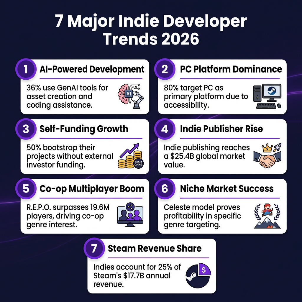 Indie Developer Market 2026: The Complete Industry Analysis with Data, Trends and Forecasts