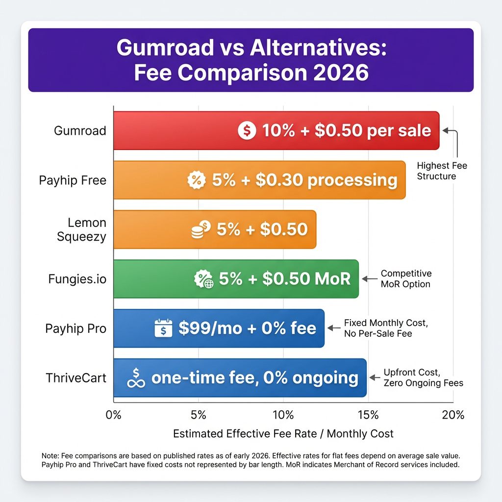 I’m Leaving Gumroad: 7 Cheaper Alternatives With Lower Fees in 2026