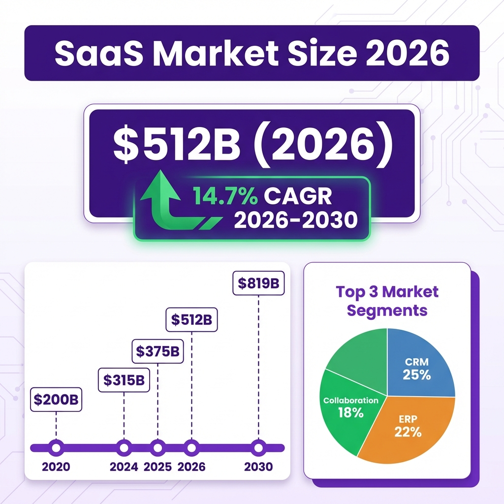SaaS Market 2026: The Complete Industry Analysis with Data, Trends and Forecasts