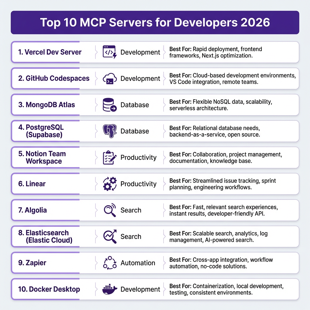 MCP Servers for AI Agents: The Complete Developer’s Guide 2026