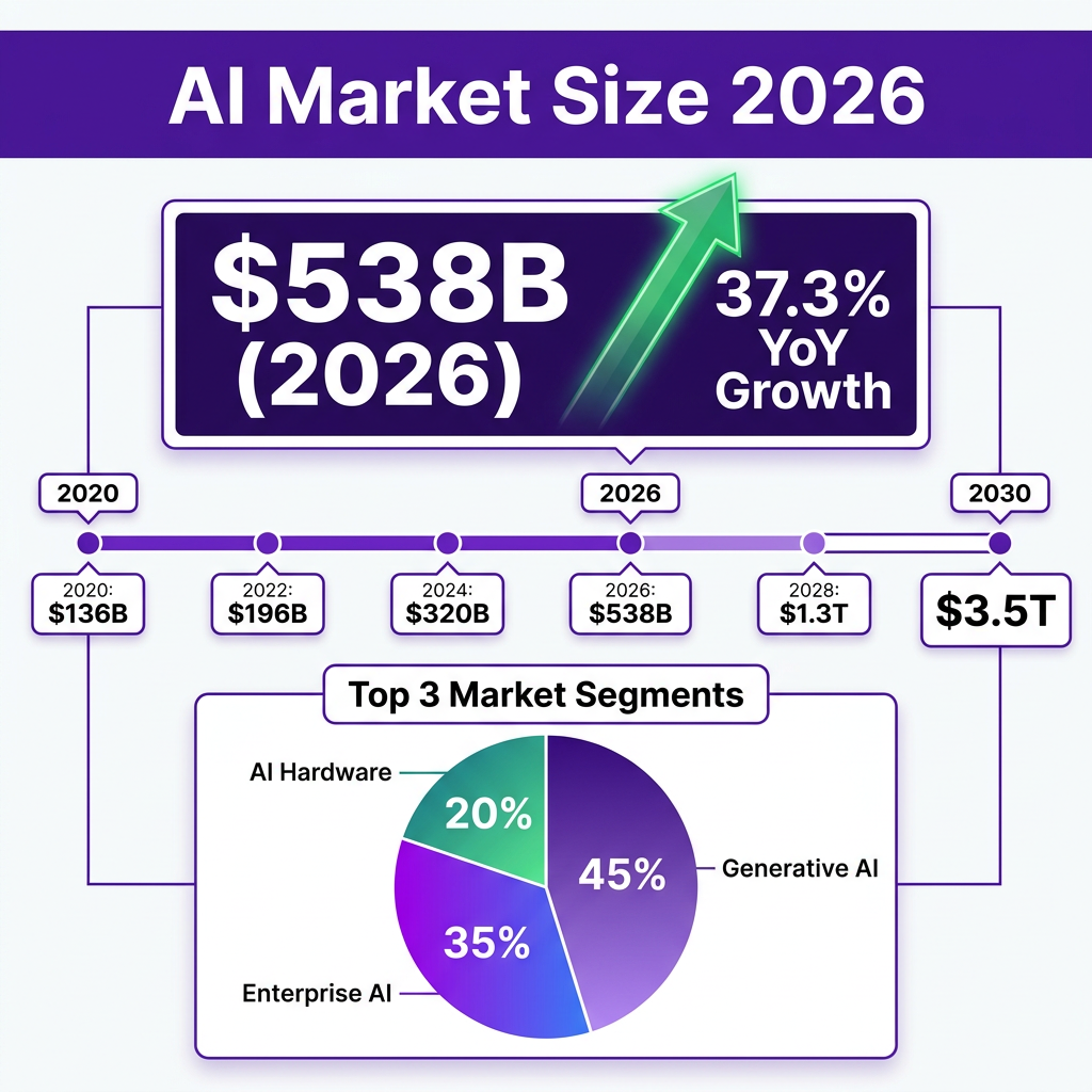 AI Market 2026: The Complete Industry Analysis with Data, Trends and Forecasts