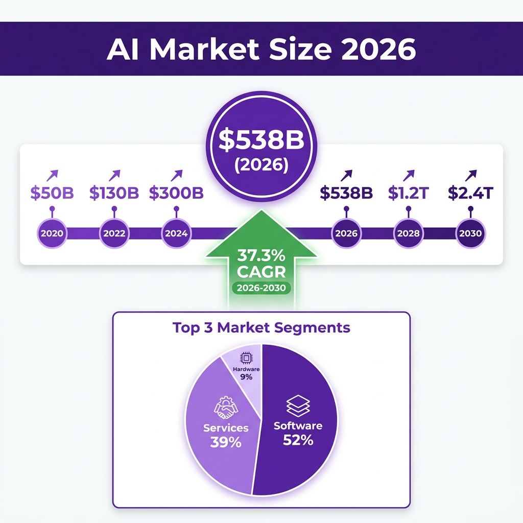 AI Market 2026: The Complete Industry Analysis with Data, Trends and Forecasts