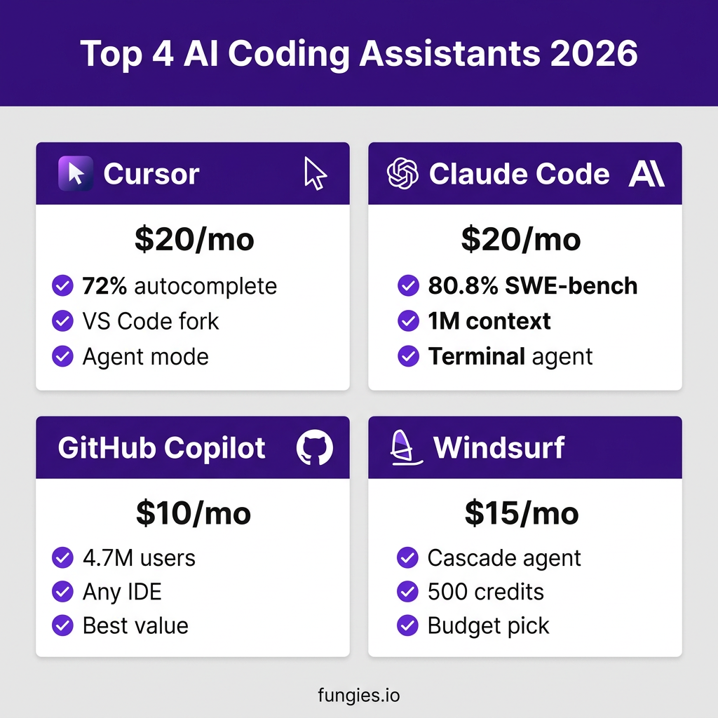 7 Best AI Coding Assistants in 2026: Ranked by Features, Pricing & Real Performance