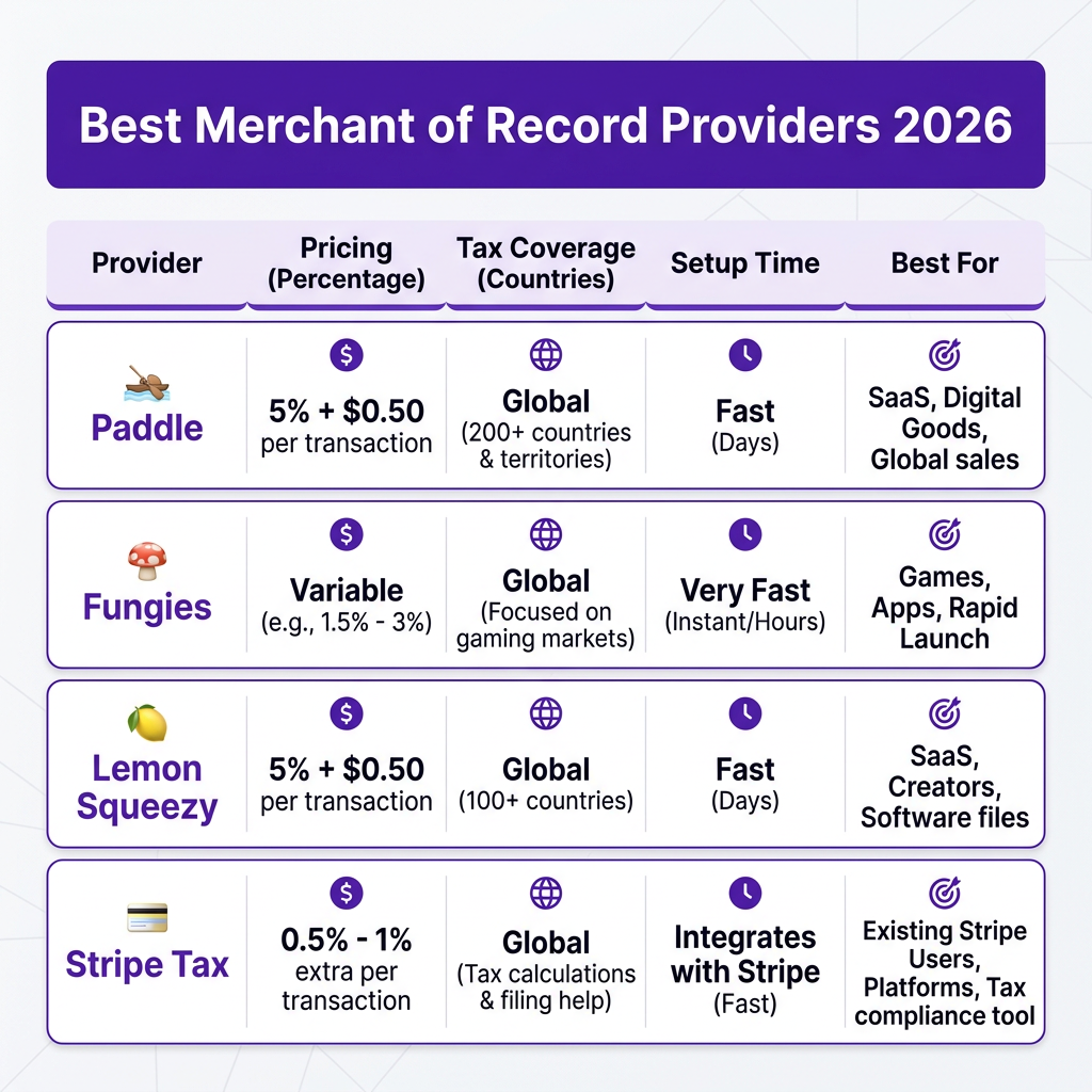Best Merchant of Record: Complete Comparison Guide 2026