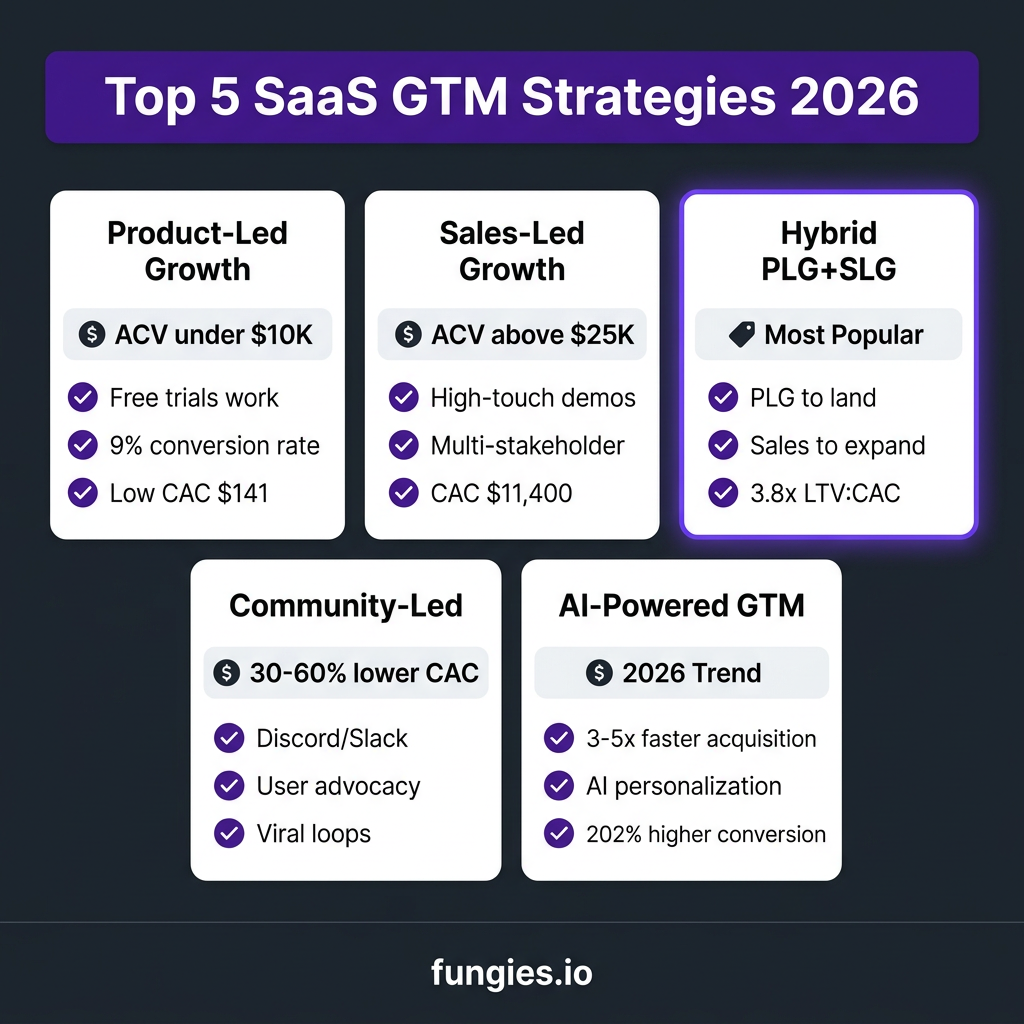 7 Best SaaS GTM Strategies for 2026: Complete Guide to Go-to-Market Success