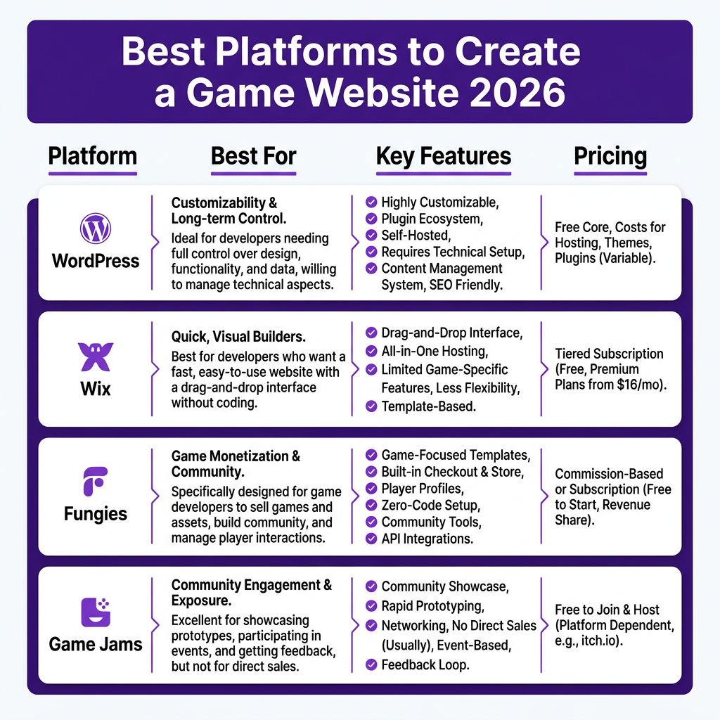 How to Create a Game Website: Complete Guide for Indie Developers 2026
