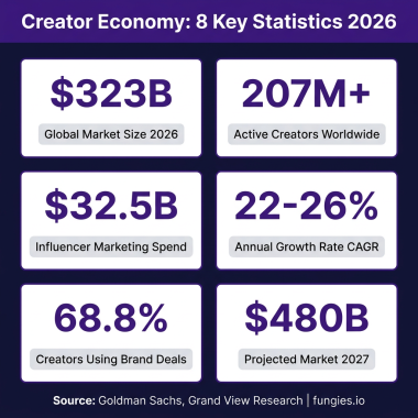 Creator Economy Statistics 2026: Market Size, Data & Trends (Comprehensive Report)