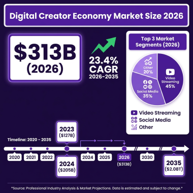 Digital Creator Economy 2026: The Complete Market Analysis with Data, Trends and Predictions