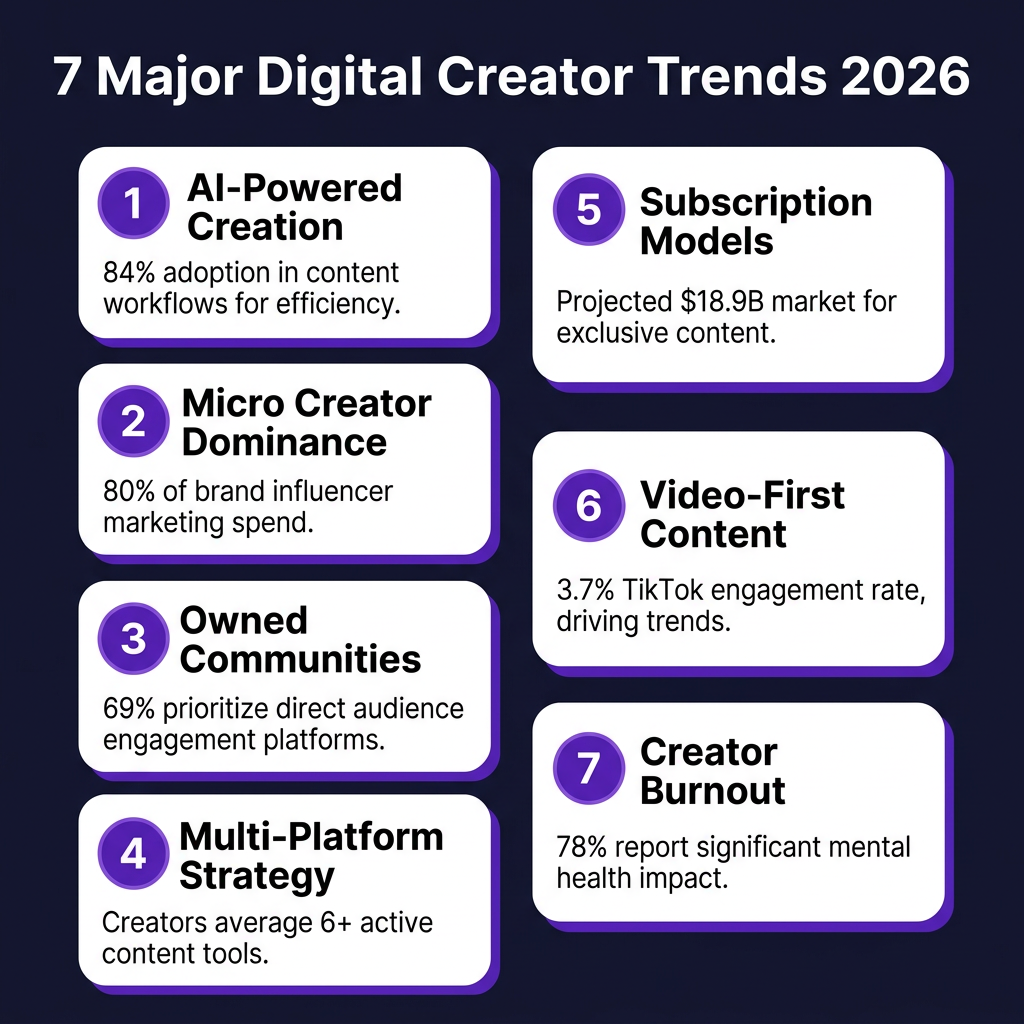 Digital Creator Economy 2026: The Complete Market Analysis with Data, Trends and Predictions