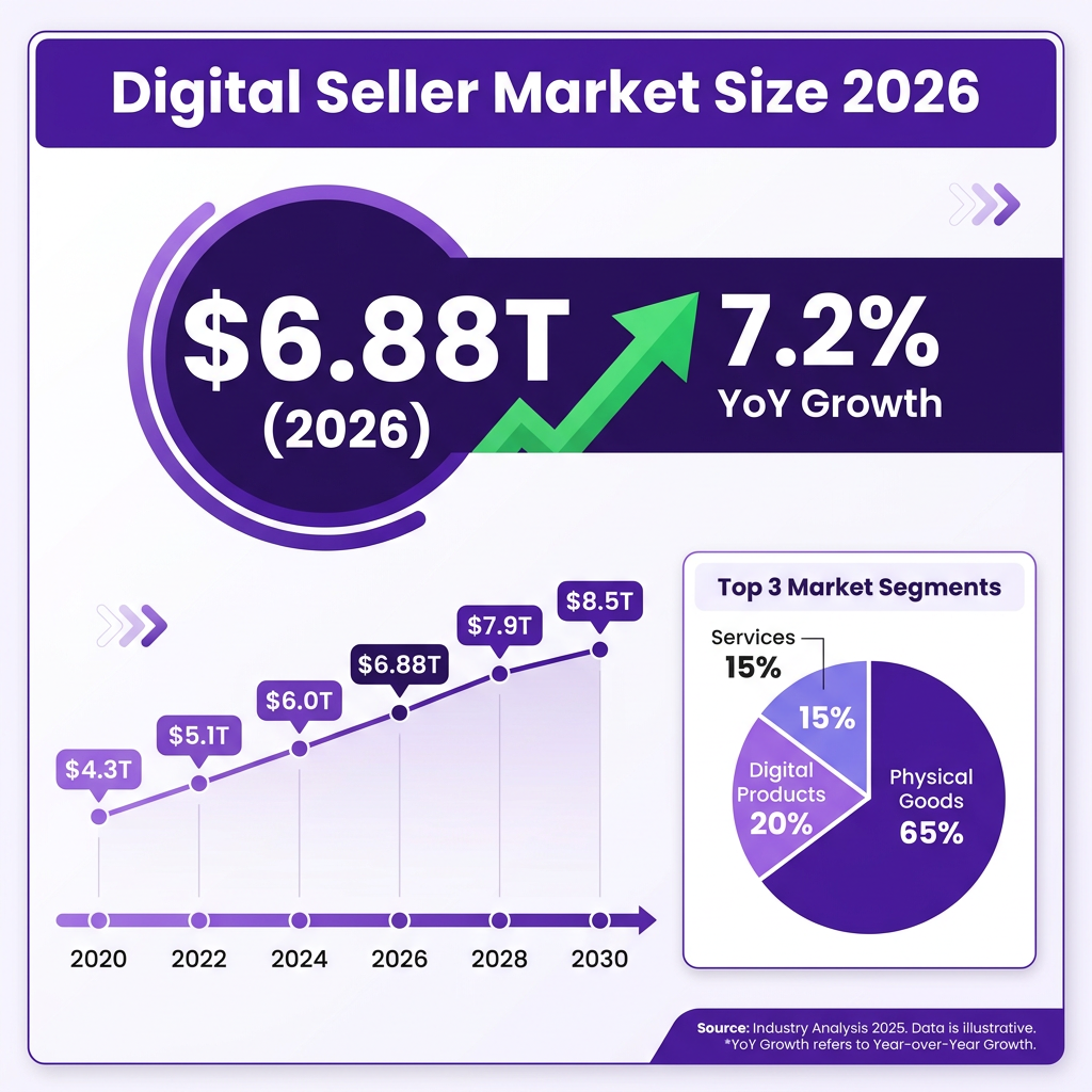 Digital Seller Market 2026: The Complete E-Commerce Analysis with Data, Trends and Predictions