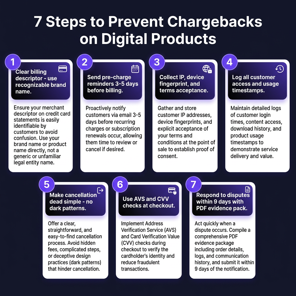 How to Prevent and Win Chargebacks on Digital Products in 2026