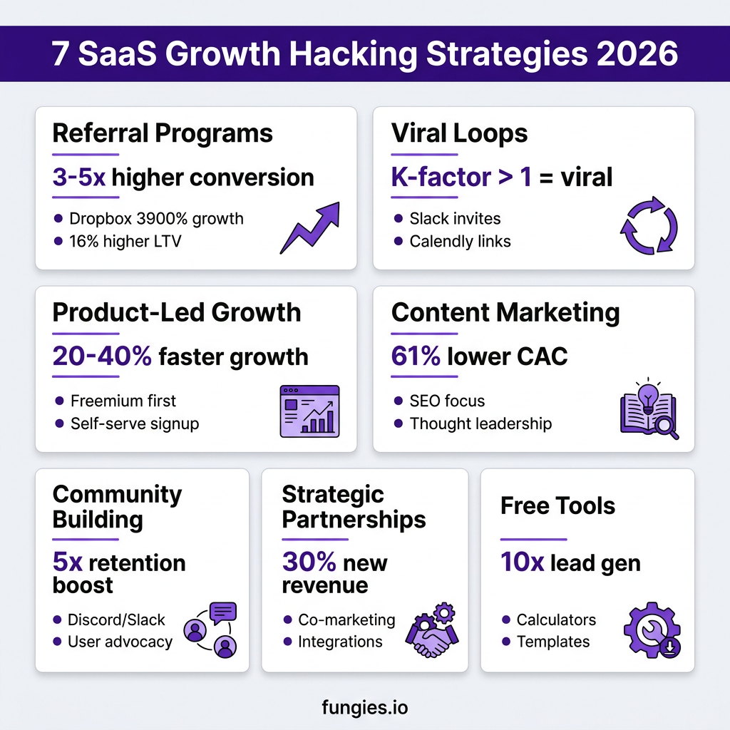 SaaS Growth Hacking: 7 Proven Strategies to Scale in 2026