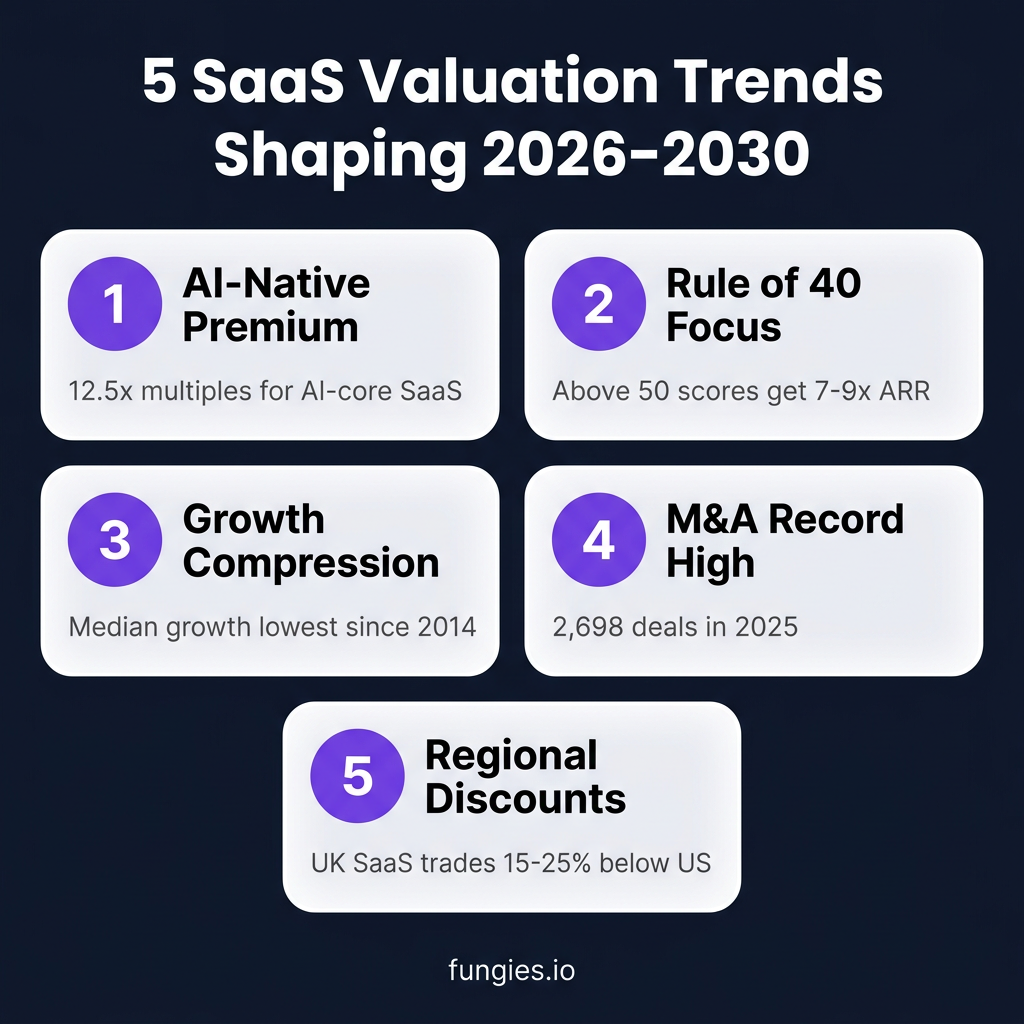 SaaS Valuation Statistics 2026: Market Multiples, Data & Trends (Comprehensive Report)