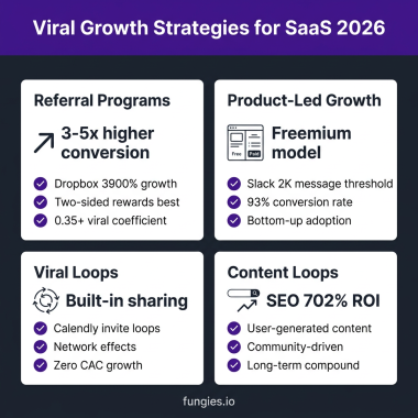 SaaS Viral Growth Strategies: The Complete 2026 Guide to Exponential User Acquisition