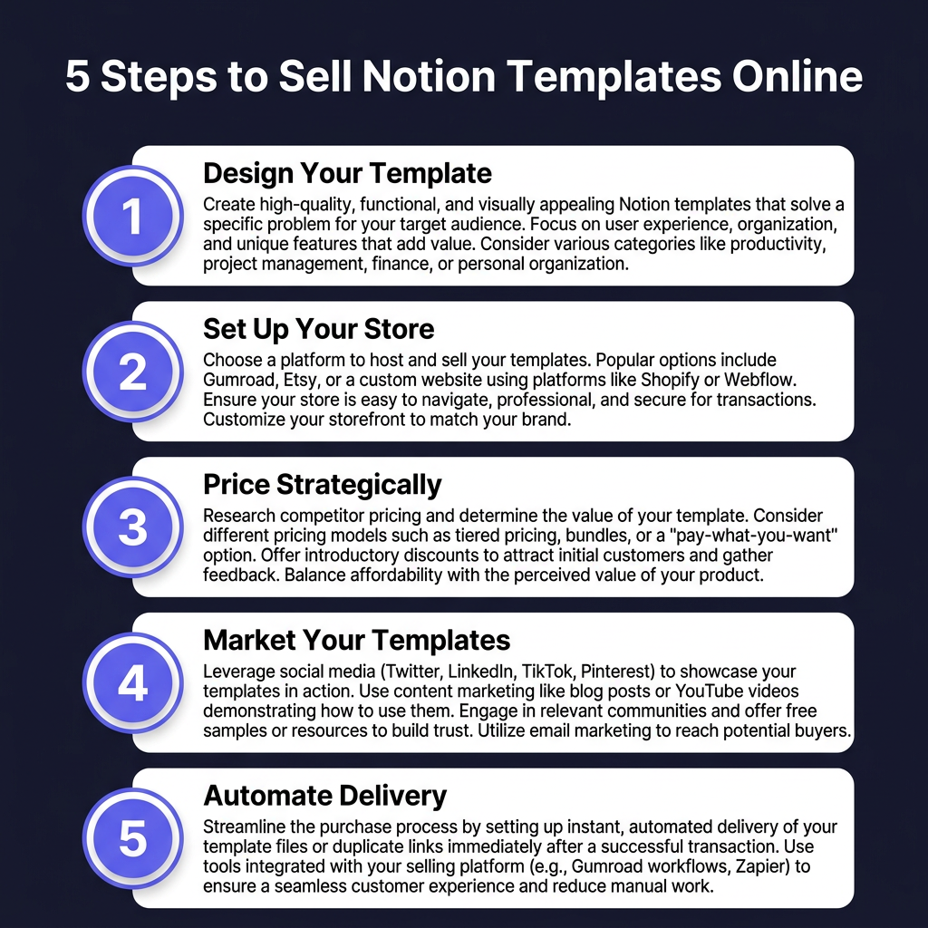 How to Sell Notion Templates Online: Complete Guide for Creators 2026