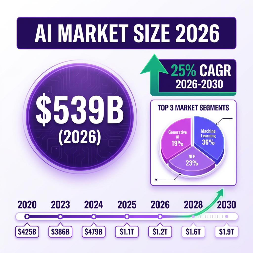 AI Market: The Complete 2026 Market Analysis with Data, Trends and Predictions
