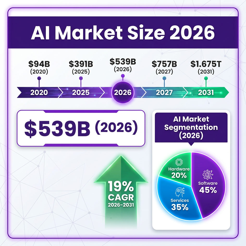 AI Market 2026: The Complete Industry Analysis with Data, Trends and Forecasts