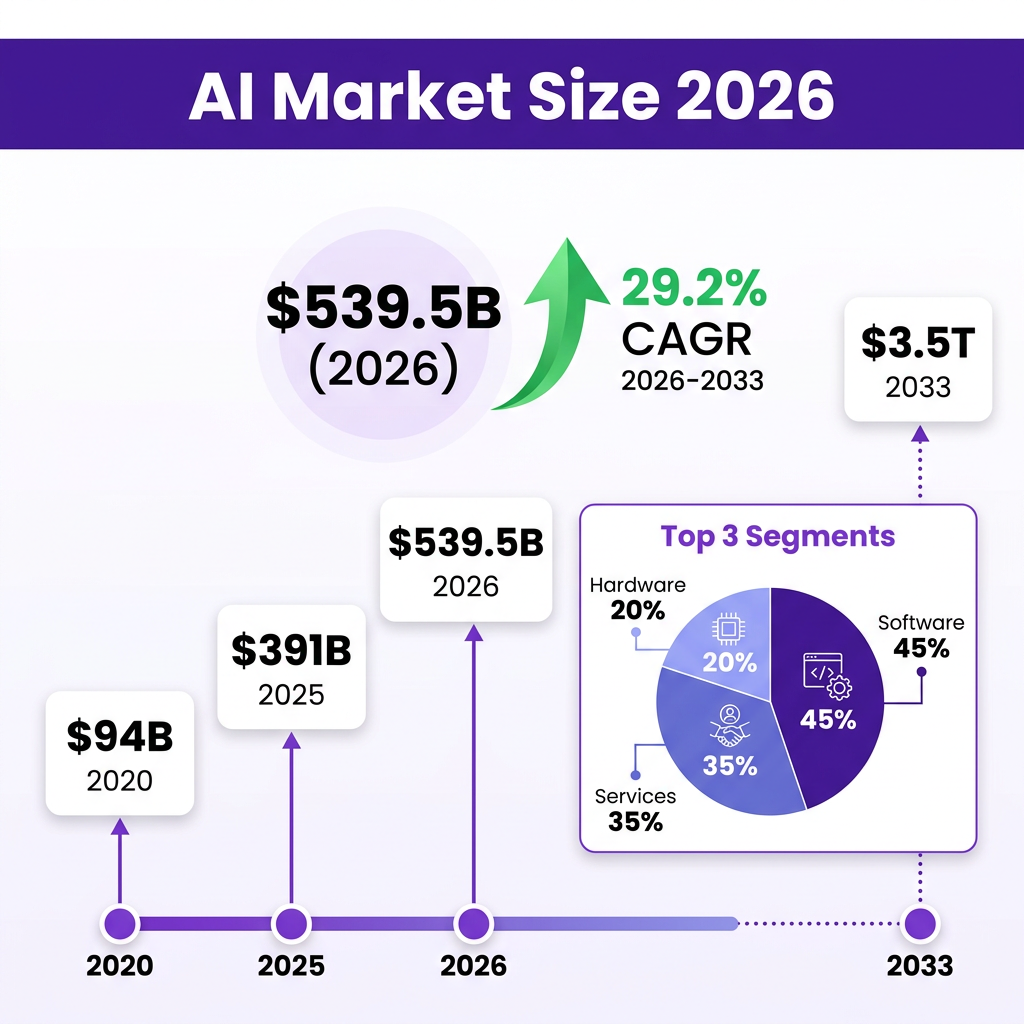 AI Market: The Complete 2026 Market Analysis with Data, Trends and Predictions