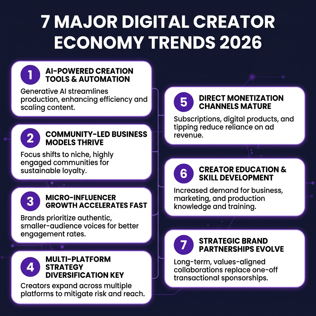 Digital Creator Economy 2026: The Complete Market Analysis with Data, Trends and Forecasts