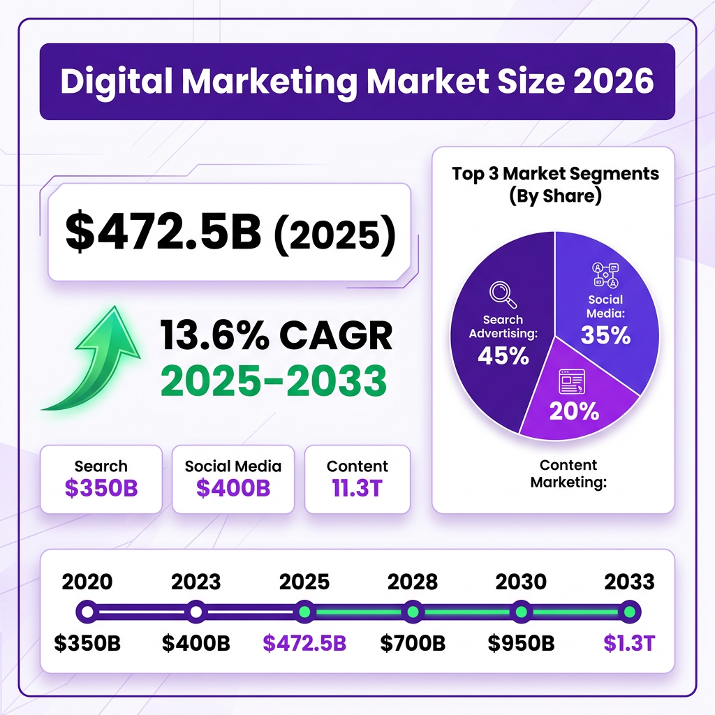 Digital Marketing Market 2026: The Complete Industry Analysis with Data, Trends and Forecasts