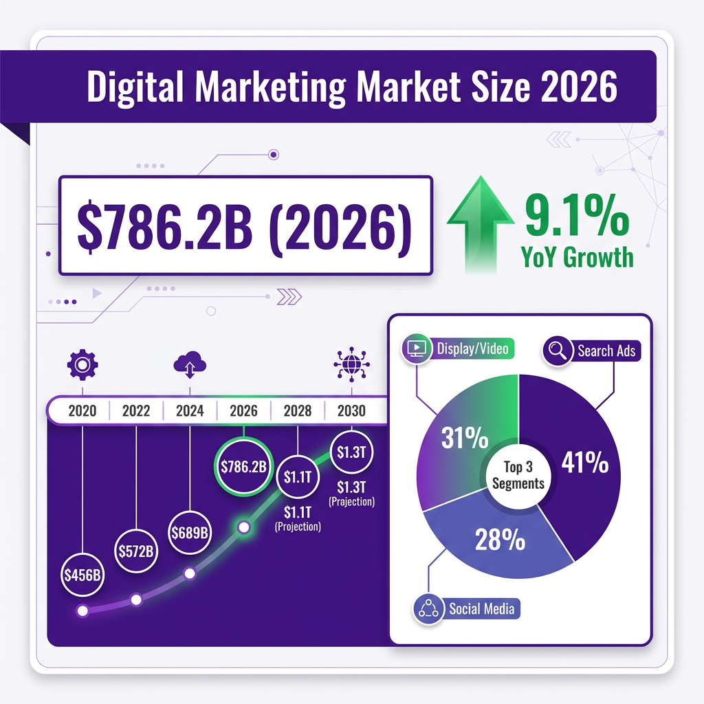 Digital Marketing Market 2026: The Complete Industry Analysis with Data, Trends and Forecasts