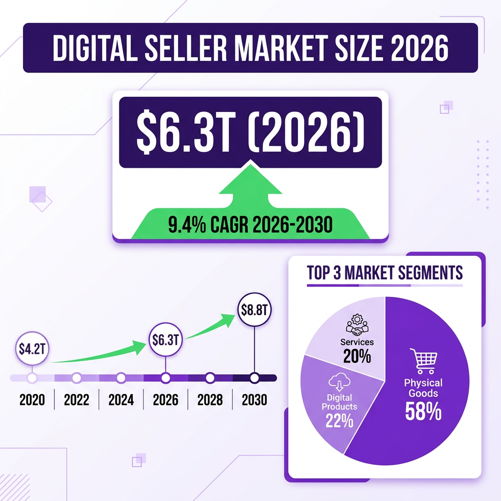 Digital Seller Market 2026: The Complete Industry Analysis with Data, Trends and Forecasts