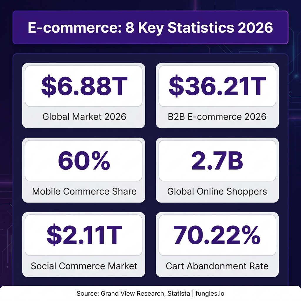 E-commerce Statistics 2026: Global Market Size, Data & Trends (Comprehensive Report)