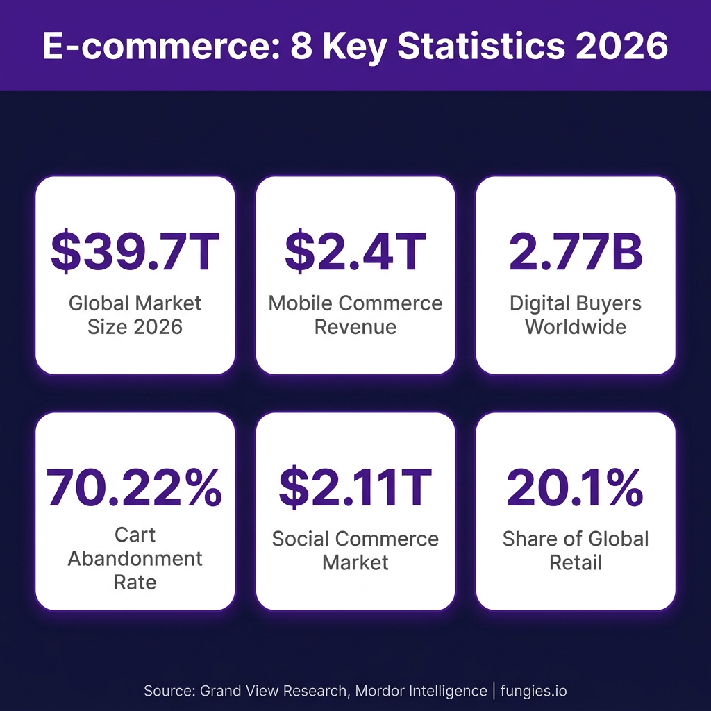 E-commerce Statistics 2026: Global Market Size, Data & Trends (Comprehensive Report)