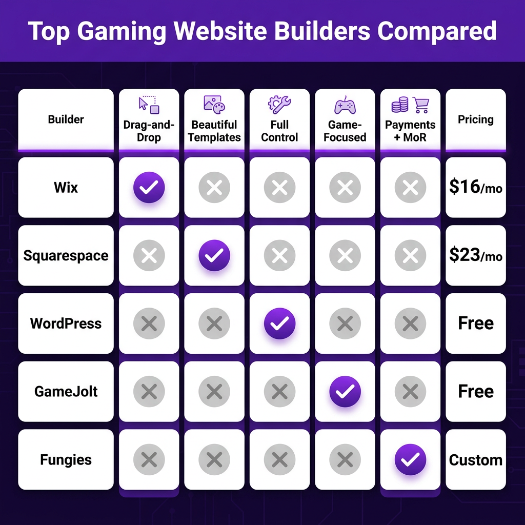 Gaming Website Builder: Complete Guide for Developers 2026