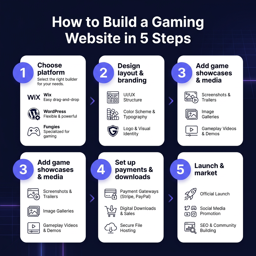 Gaming Website Builder: Complete Guide for Developers 2026