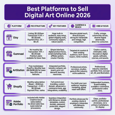 How to Sell Digital Art Online: Complete Guide for Artists 2026