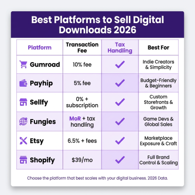 How to Sell Digital Downloads Online: Complete Guide for Creators 2026