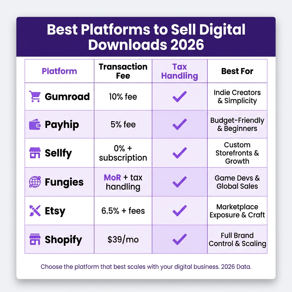 How to Sell Digital Downloads Online: Complete Guide for Creators 2026