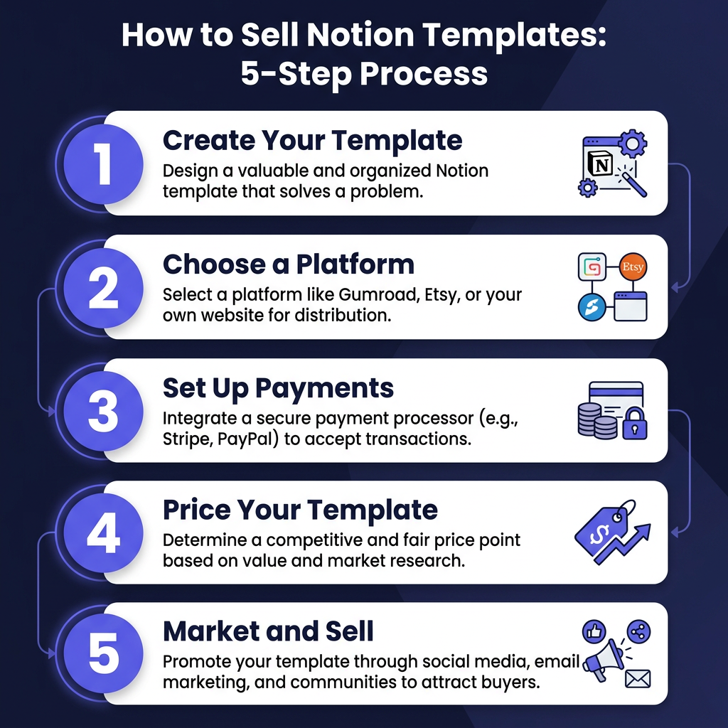 How to Sell Notion Templates Online: Complete Guide 2026