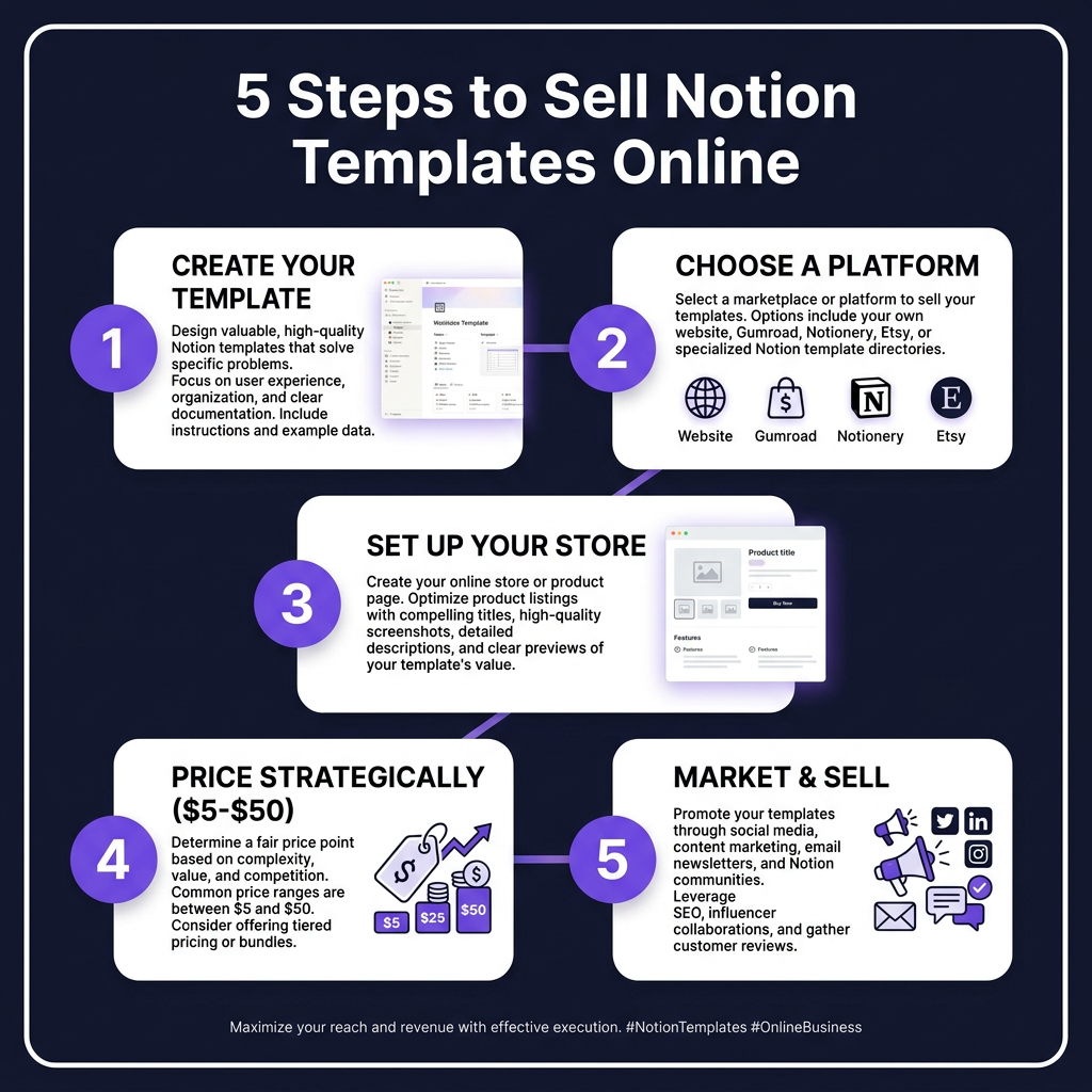 How to Sell Notion Templates Online: Complete Guide for Creators 2026