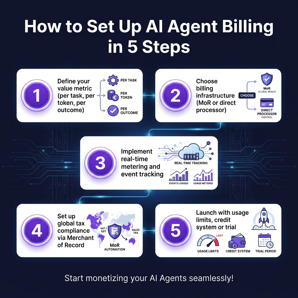 How to Monetize AI Agents in 2026: Billing Models, Per-Task Pricing & Payment Infrastructure