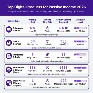 Passive Income Digital Products: The Complete Guide for Creators in 2026