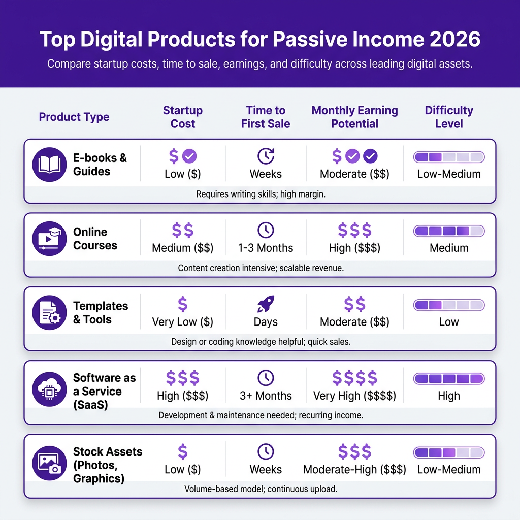 Passive Income Digital Products: The Complete Guide for Creators in 2026