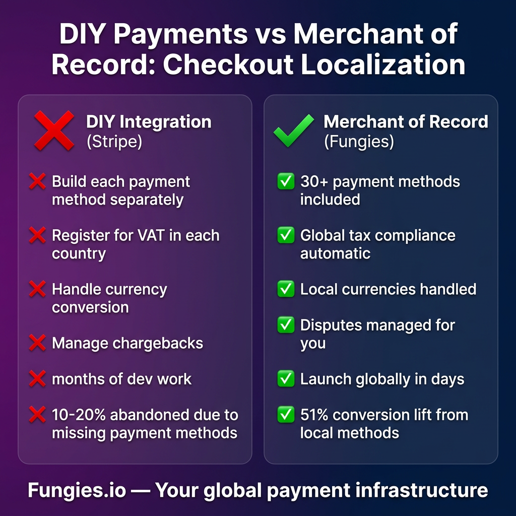 Global Checkout Localization for SaaS in 2026: How Local Payment Methods Boost Conversion by 51%