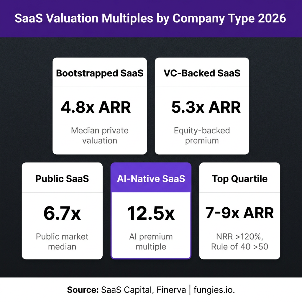SaaS Valuation Statistics 2026: Market Multiples, Data & Trends (Comprehensive Report)