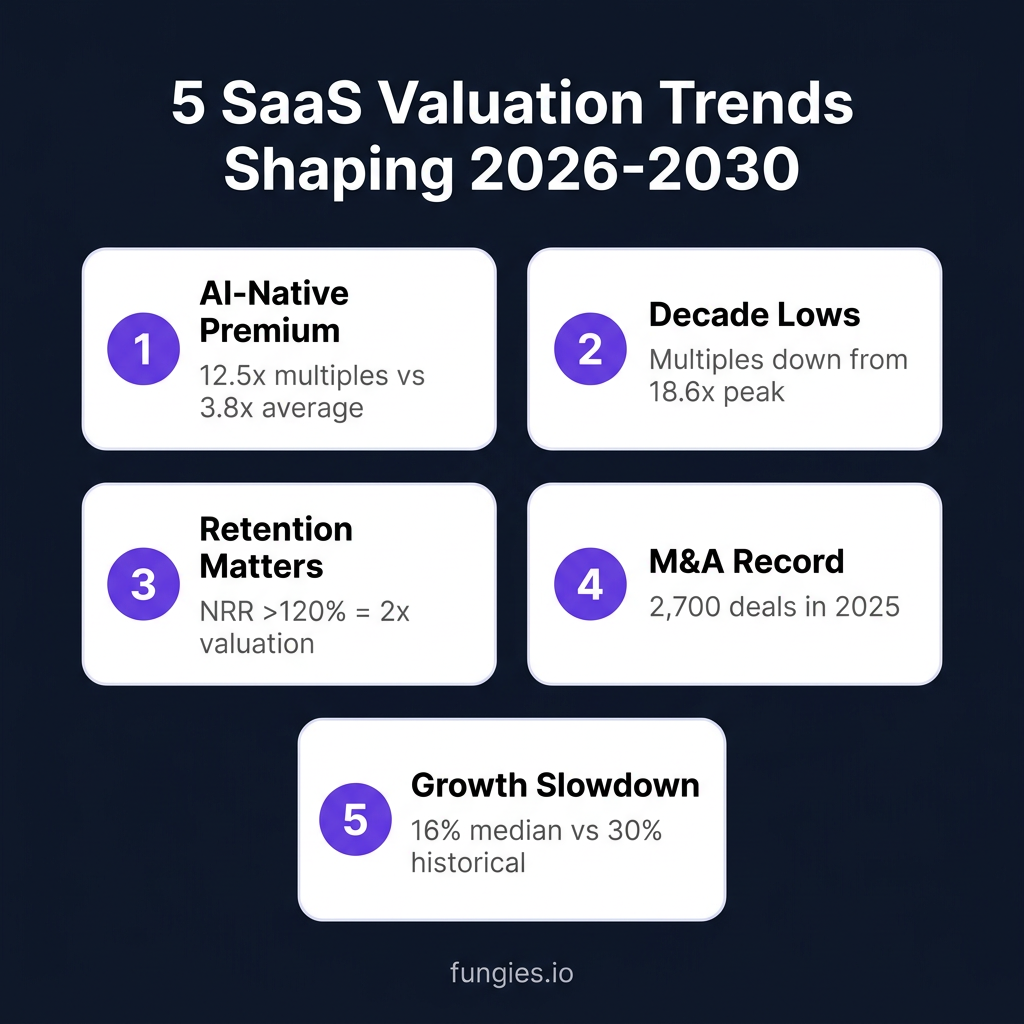 SaaS Valuation Statistics 2026: Market Multiples, Data & Trends (Comprehensive Report)
