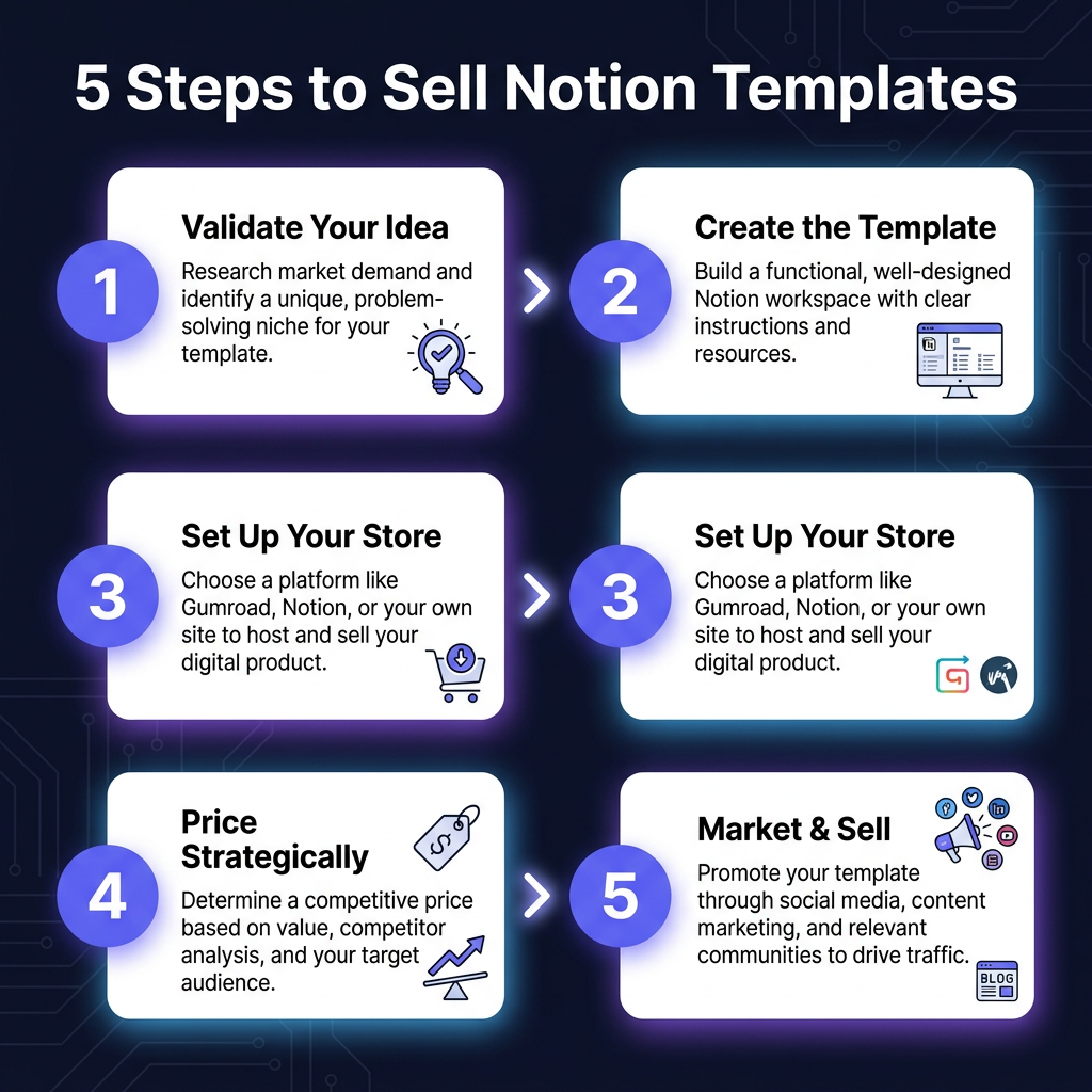 How to Sell Notion Templates Online: Complete Guide for Creators 2026