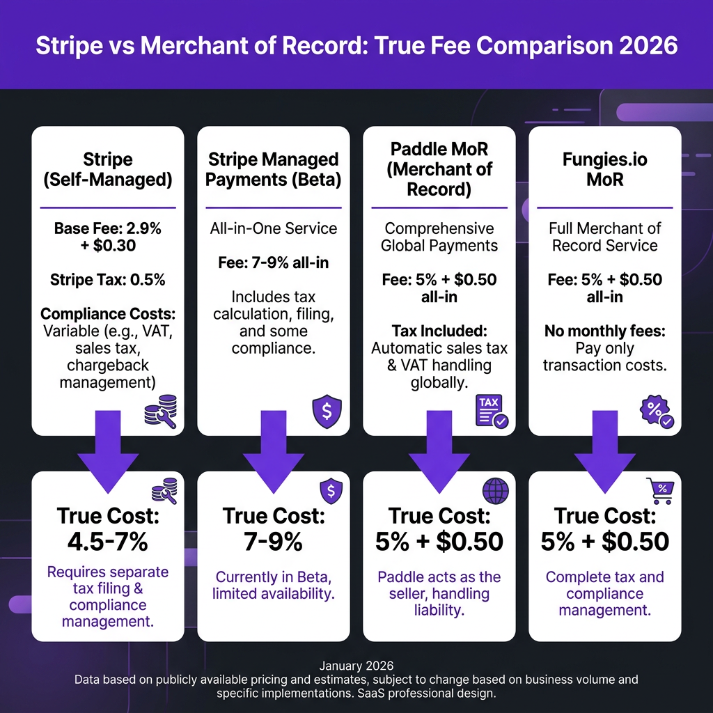 Stripe Managed Payments vs Merchant of Record: What SaaS Founders Need to Know in 2026