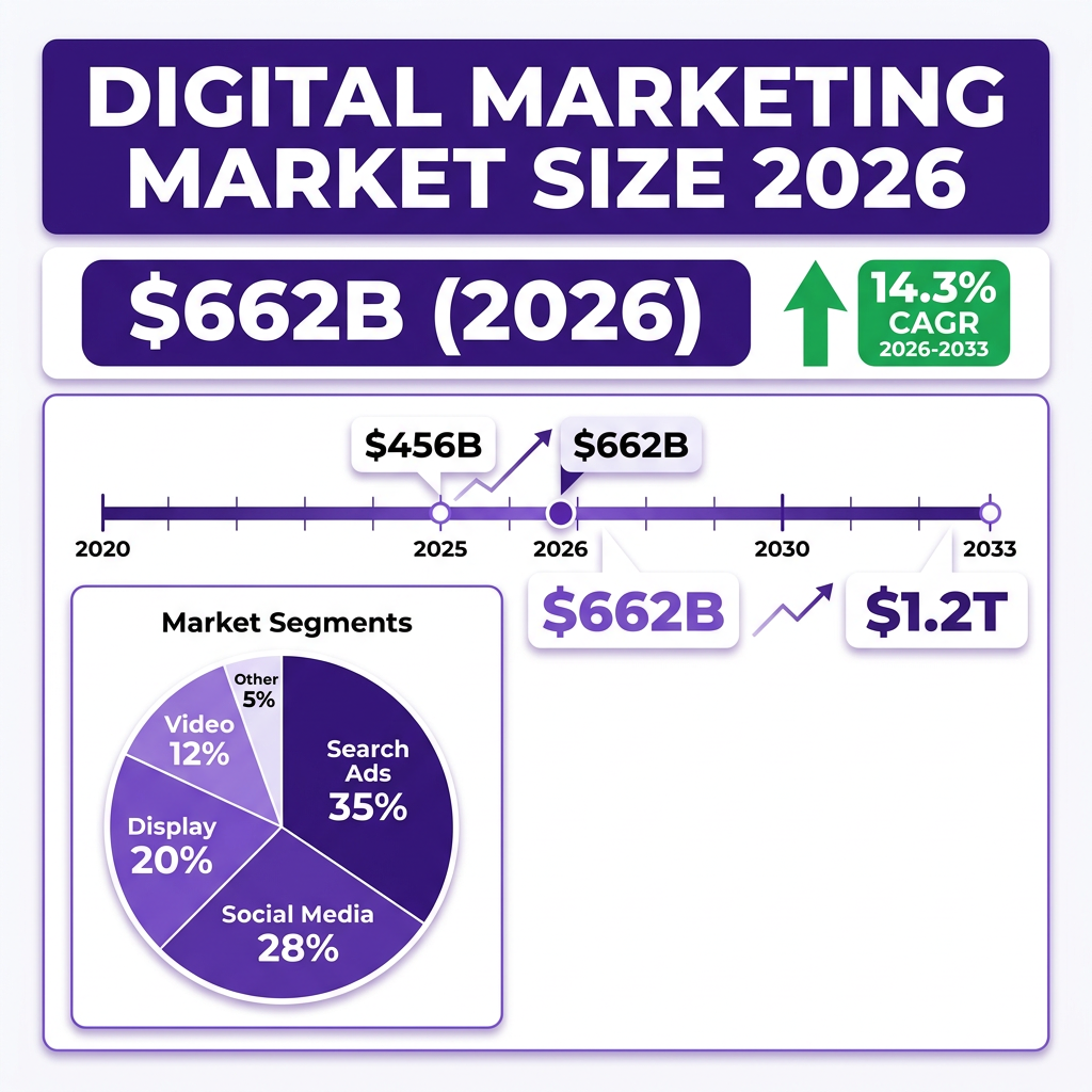 Digital Marketing Market 2026: The Complete Industry Analysis with Data, Trends and Forecasts
