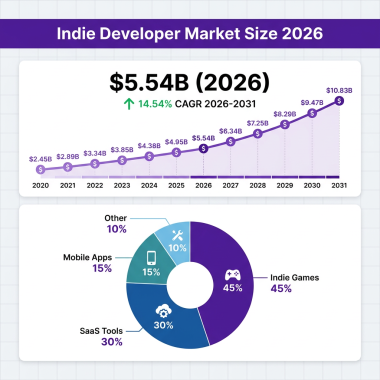 Indie Developer Market 2026: The Complete Industry Analysis with Data, Trends and Forecasts
